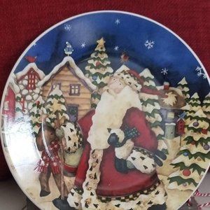 Gibson Santa Decorative Plate